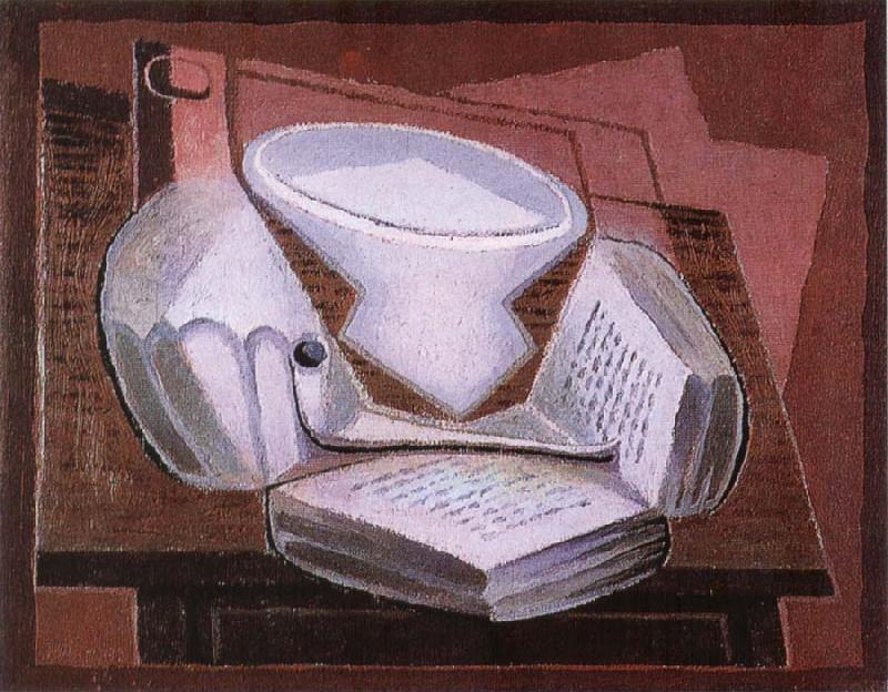 Juan Gris The Pipe on the book Germany oil painting art